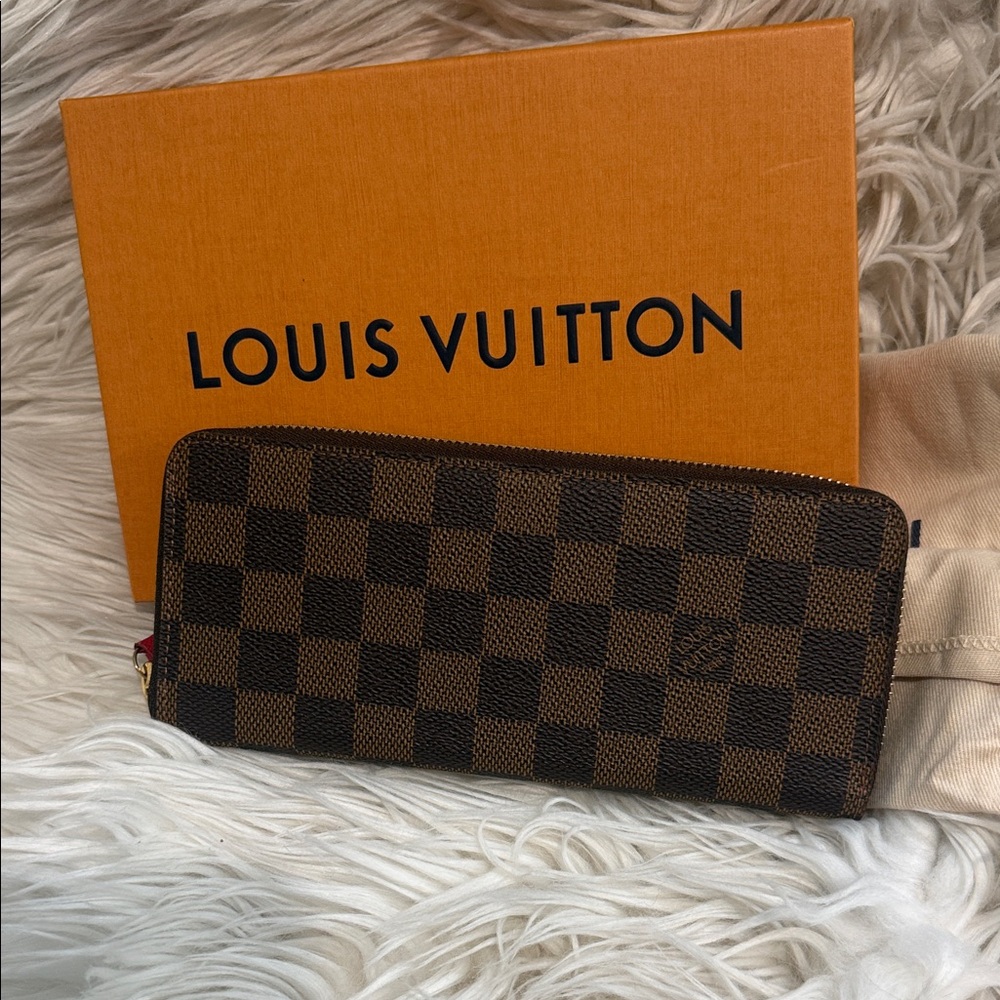 Louis Vuitton Clemence Wallet - Brown Damier Ebene